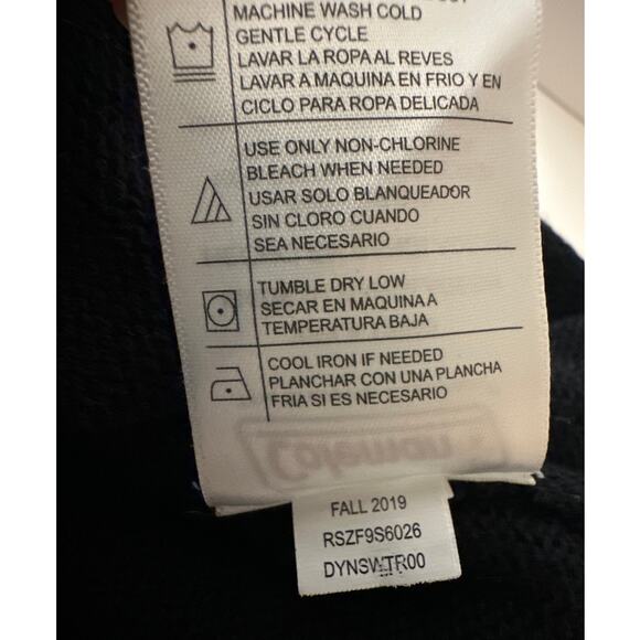 Coleman Outdoor Men’s 1/4 Zip Cotton Knit Sweater Faux Fur Collar Black Size XXL - Picture 10 of 10